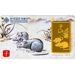 24K 쥐띠 카드형 골드바(37.5g)