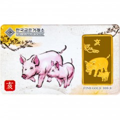 24K 돼지띠 카드형 골드바(37.5g)